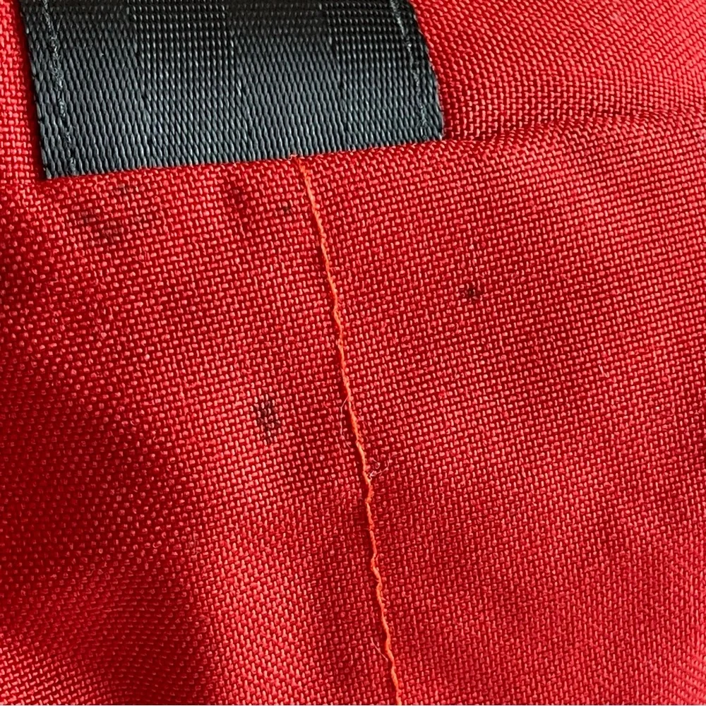 Vintage REI Medium Duffel Red Canvas Travel Tote Bag